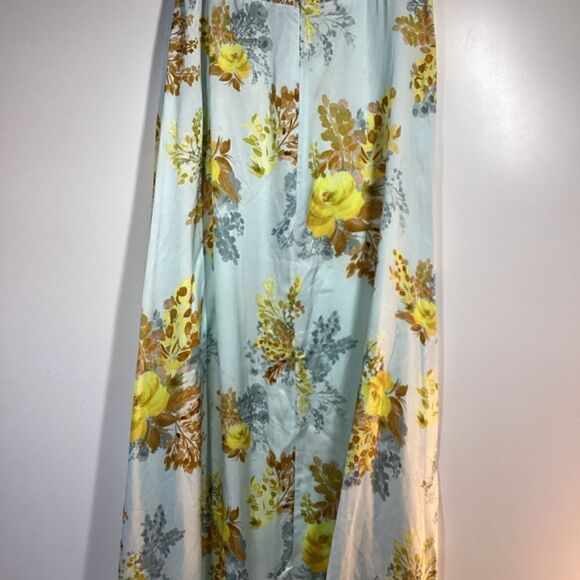Favorite Daughter Marigold Bloom Floral Print Side Slit Maxi Dress Women’s Size - Picture 12 of 17
